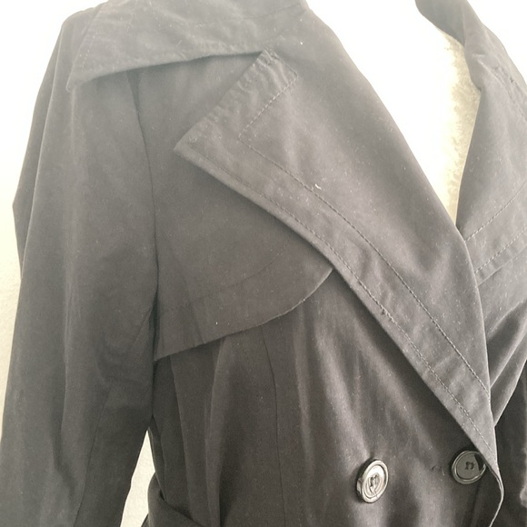 JouJou Black Belted Coat - Picture 6 of 10